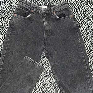 Zara Charcoal Denim Pants